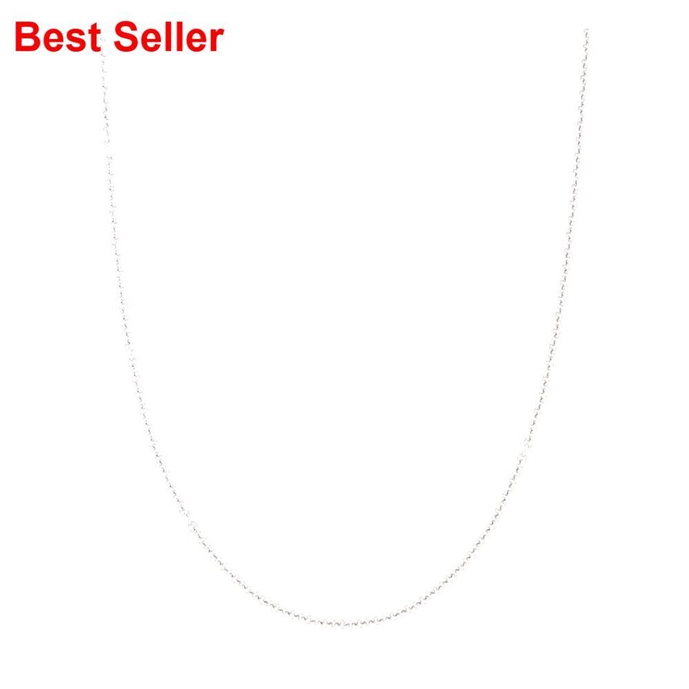 Stainless Steel Thin Cable Chain Necklace 16-30 Inch